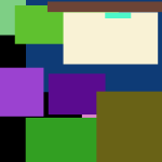 Black Yellow Lavender